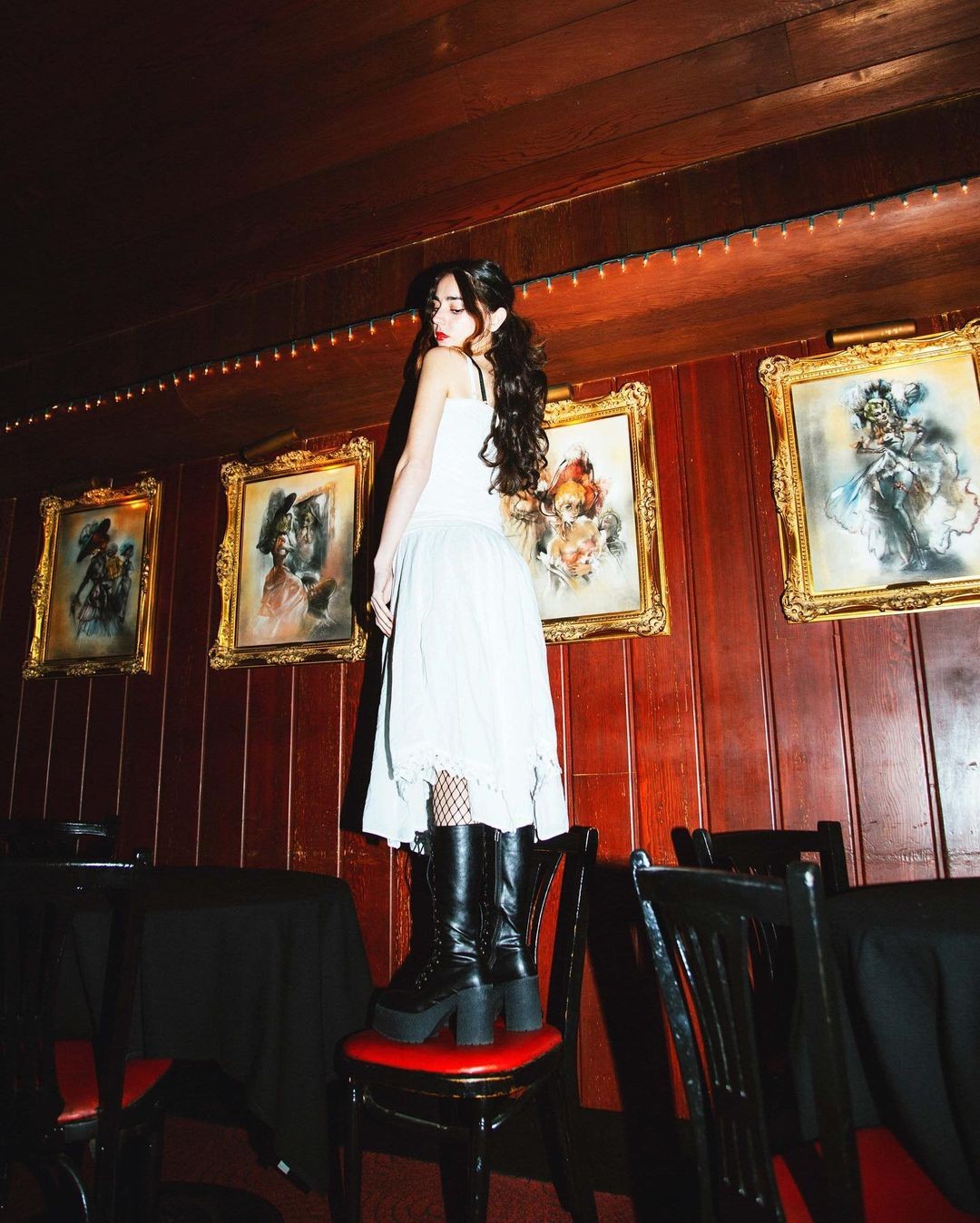 Musician Samia before her show in San Francisco.