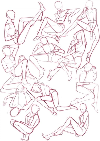 A cover of "Poses" cluster. The owner is mariahfl. The cluster consists of 7 elements.