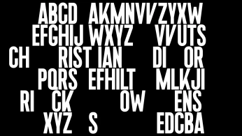 A cover of "typography" cluster. The owner is aaronstump. The cluster consists of 178 elements.