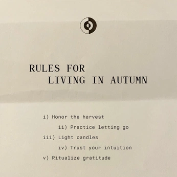 A cover of "Seasons: Autumn" cluster. The owner is mbell. The cluster consists of 7 elements.