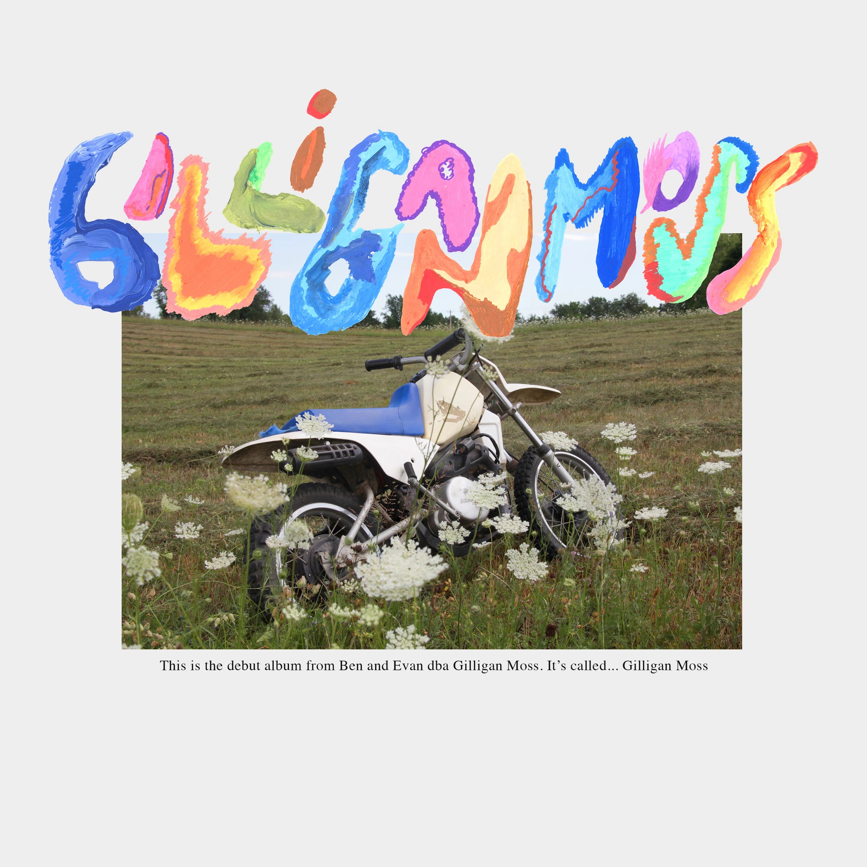 The self-titled album cover for Gilligan Moss, designed by Studio Nejc Prah.