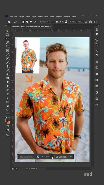A cover of "Tutorial Photoshop" cluster. The owner is sanop. The cluster consists of 3 elements.