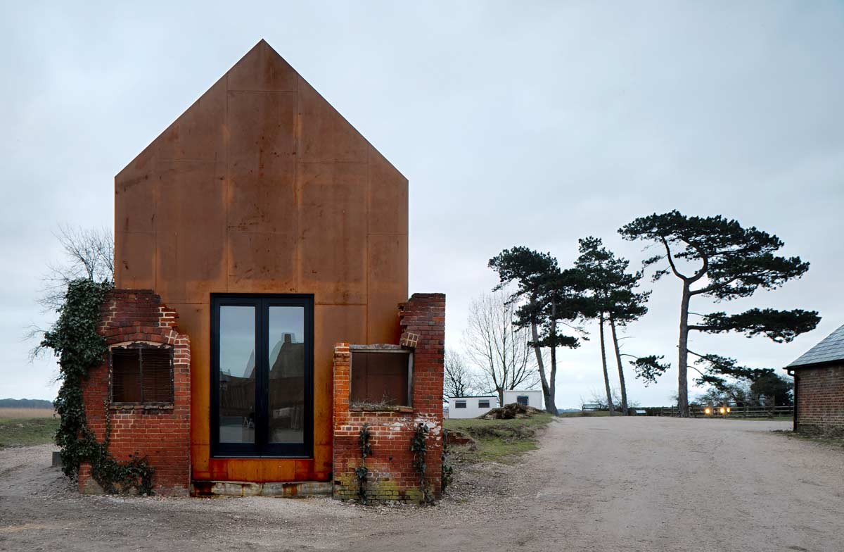 Dovecote Studio in Suffolk, UK, designed by Haworth Tompkins in 2009. Photo by Philip Vile.