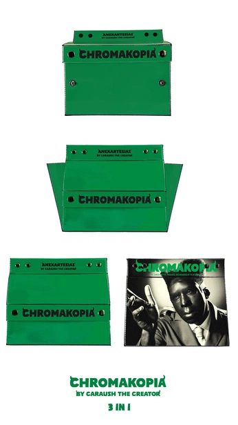 A cover of "Caraus the Creator" cluster. The owner is carausadrian. The cluster description is "Bag ". The cluster consists of 4 elements.