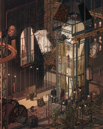 A cover of "illustrations" cluster. The owner is jjjddd. The cluster consists of 17 elements.