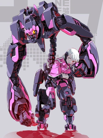 A cover of "Mecha" cluster. The owner is sedavinci. The cluster consists of 22 elements.