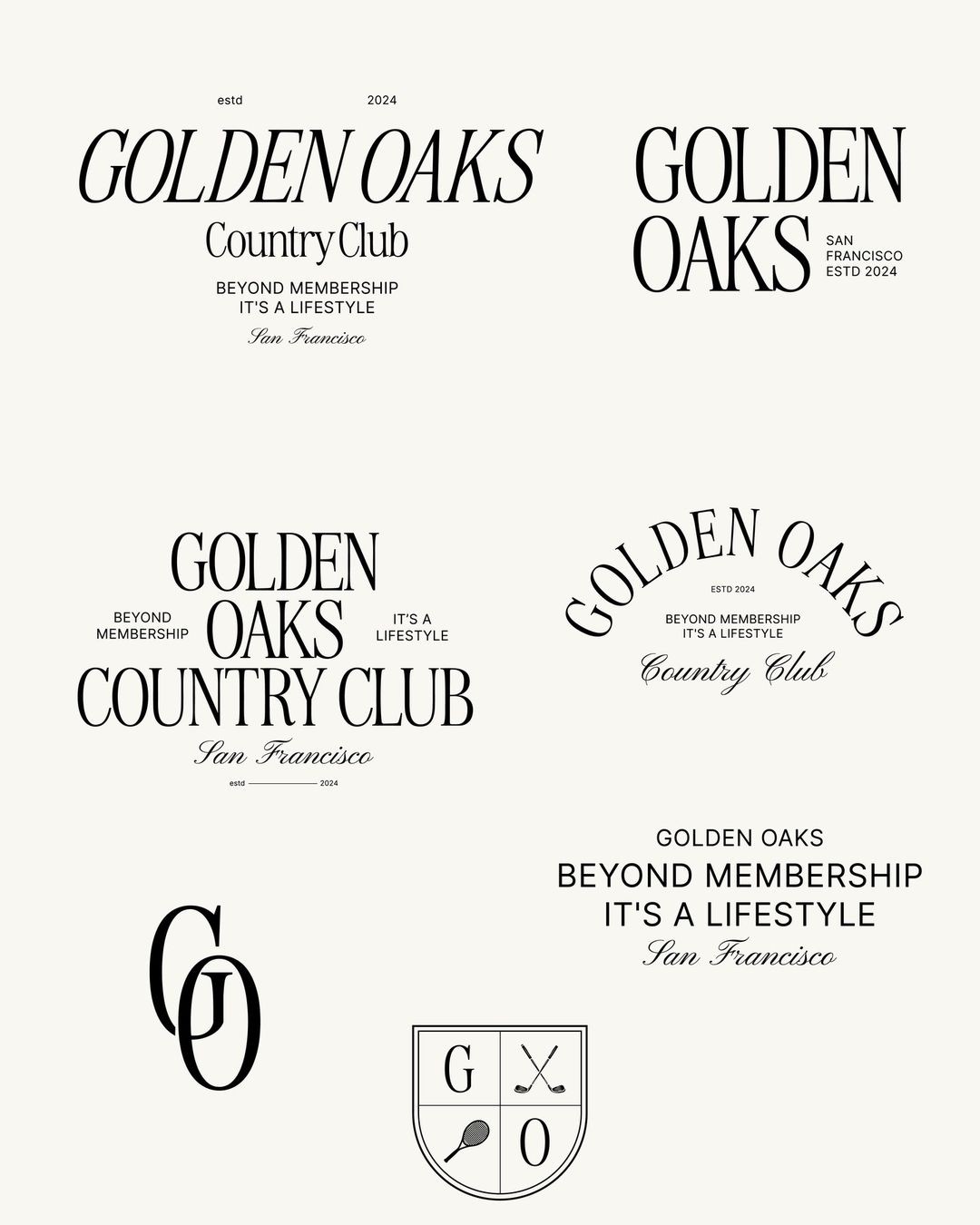 Country Club Typography