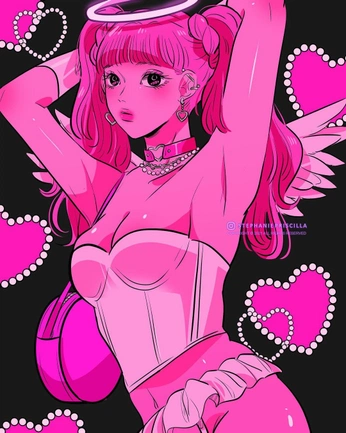 A cover of "pink" cluster. The owner is gakkbi. The cluster consists of 1 element.