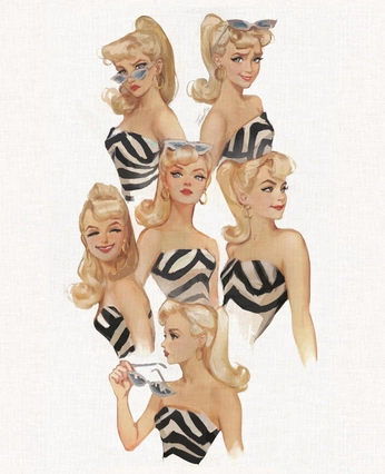 A cover of "Barbie" cluster. The owner is cunty. The cluster consists of 5 elements.