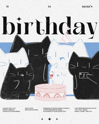 A cover of "Birthday" cluster. The owner is ziziiz. The cluster consists of 1 element.