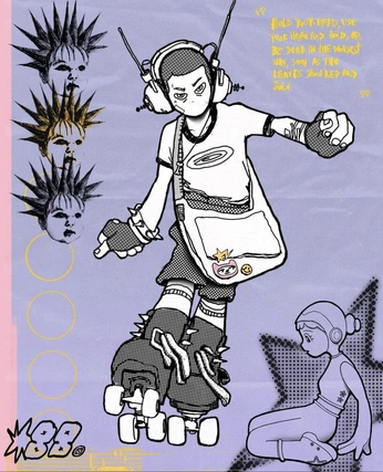 A cover of "Character Design Ideas" cluster. The owner is countlulubeans1. The cluster consists of 121 elements.