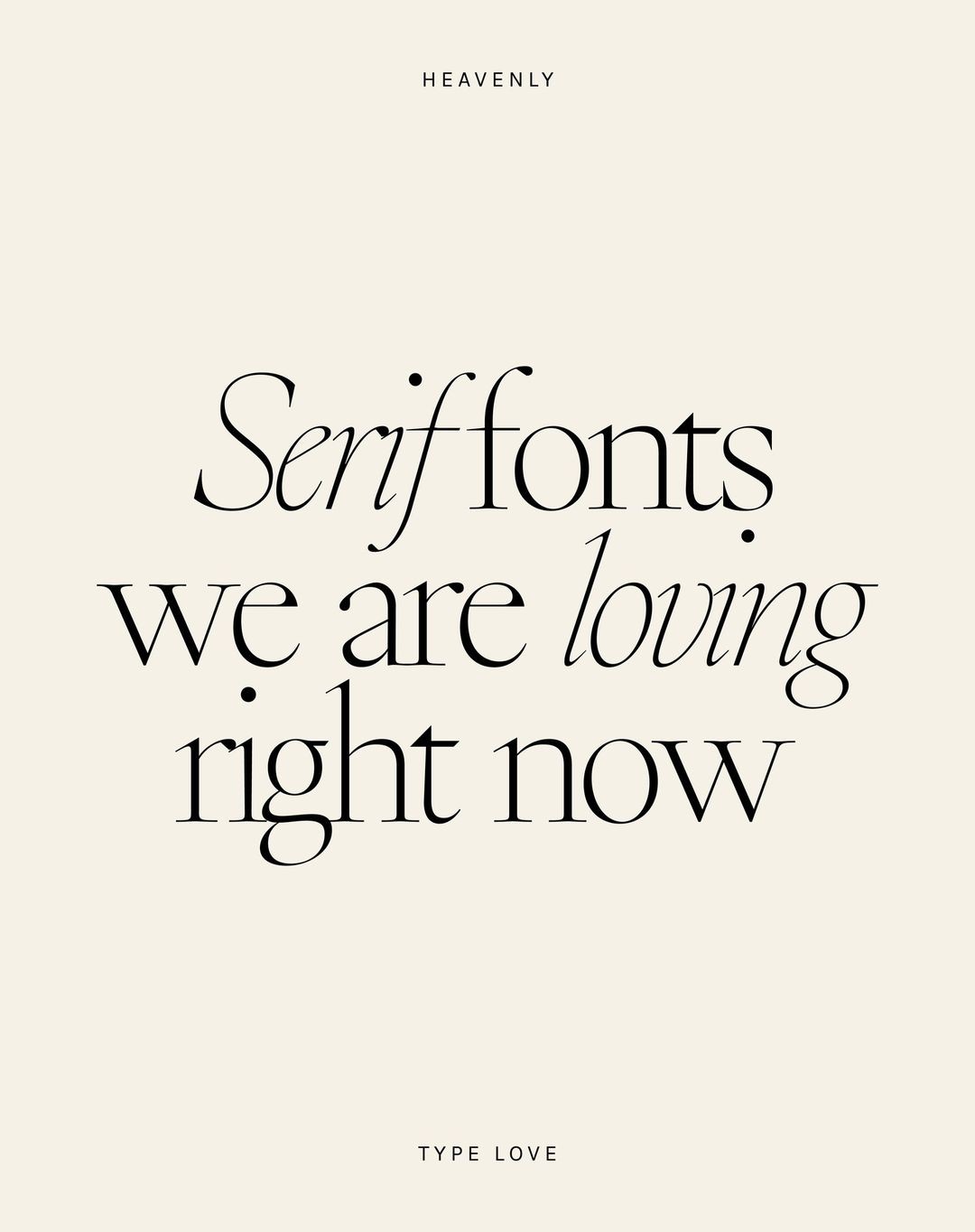 A graphic design showcasing the serif font Glossy Display.