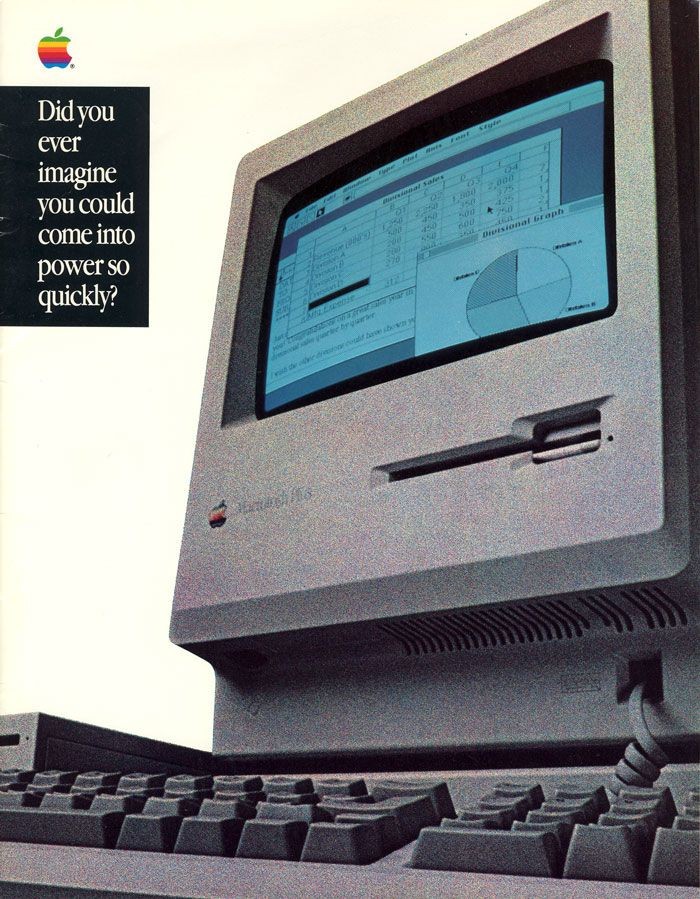 From the 1986 brochure for the Apple Macintosh Plus.