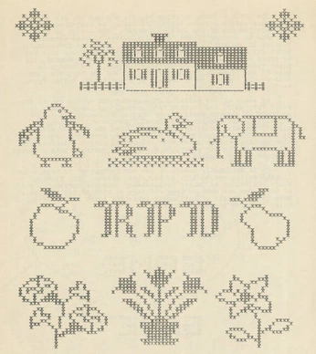 A cover of "Cross Stitch" cluster. The owner is lovesloan. The cluster consists of 5 elements.