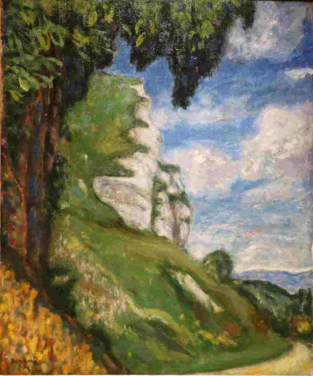 Cliffs at Col d'Andrion (c. 1920) by Pierre Bonnard.