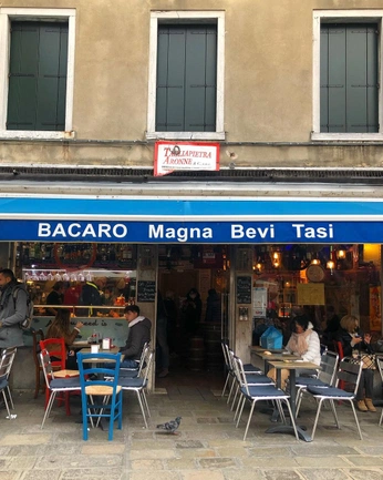 A cover of "BACARO" cluster. The owner is annabosetti. The cluster consists of 3 elements.