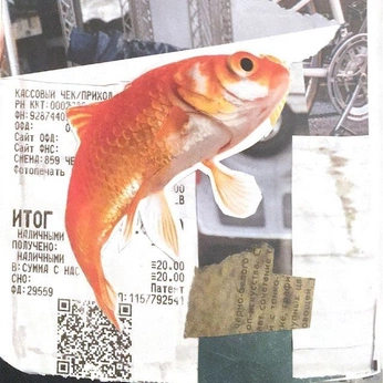 A cover of "paper collage inspo" cluster. The owner is advenae. The cluster consists of 12 elements.