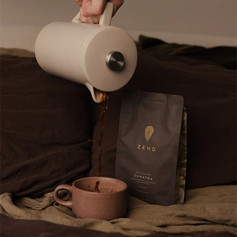 A cover of "coffee is luxury" cluster. The owner is jerumy. The cluster description is "a curated collection of aesthetic coffee & drink inspo for jerumy.com". The cluster consists of 89 elements.