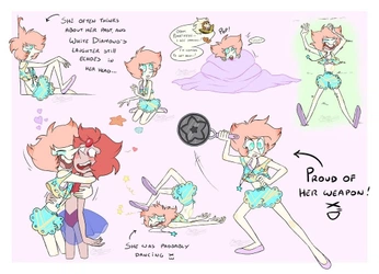 A cover of "Steven Universe pearls" cluster. The owner is magicdesigner. The cluster consists of 234 elements.