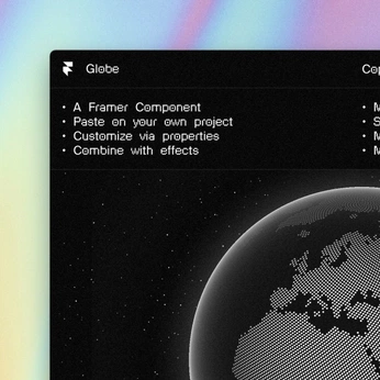 A cover of "Framer" cluster. The owner is arjunphlox. The cluster description is "Useful Framer resources and content". The cluster consists of 185 elements.