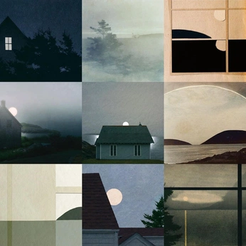 A cover of "LDT photomontages" cluster. The owner is liliandaythorpe. The cluster consists of 14 elements.