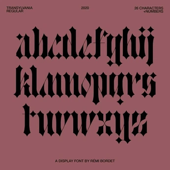 A cover of "Blackletter" cluster. The owner is freyjaaaa. The cluster consists of 2 elements.