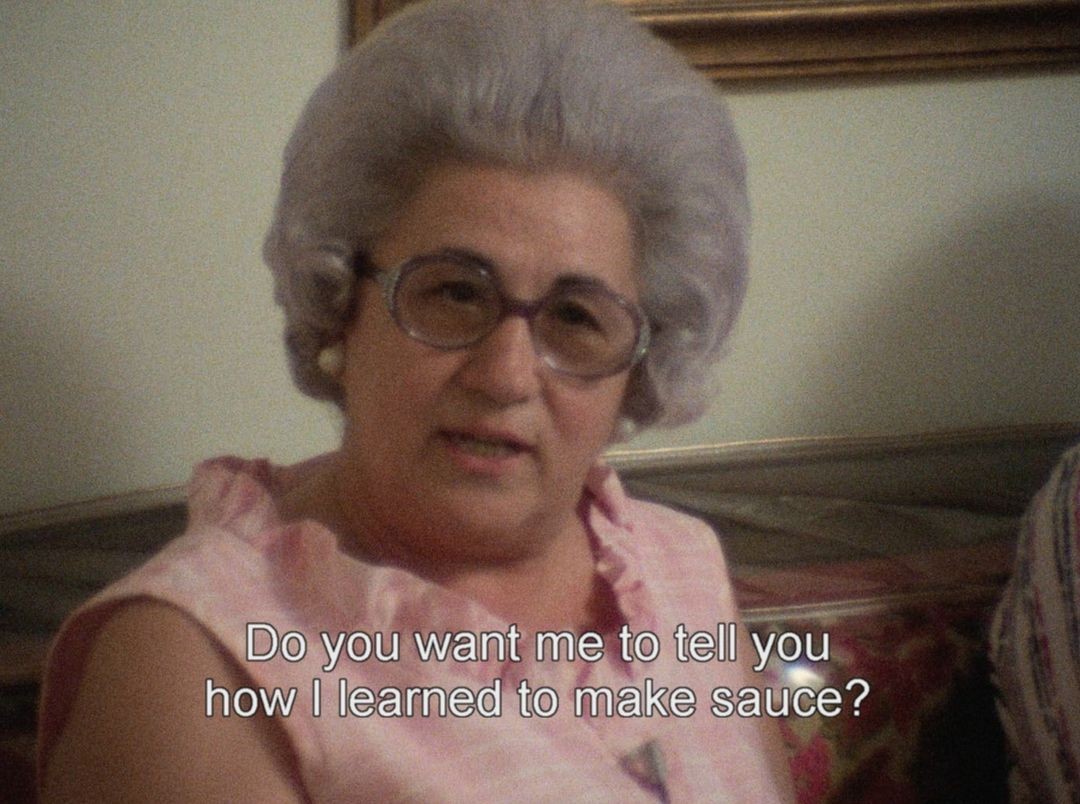 A still from Martin Scorsese's 1974 documentary film, Italianamerican.