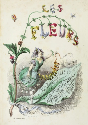 A cover of "Fleurs and Fairies" cluster. The owner is artisbeautiful. The cluster consists of 48 elements.