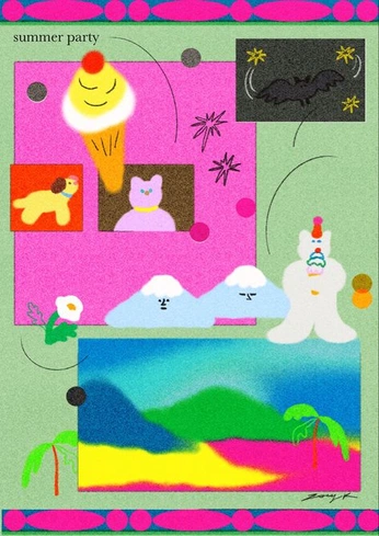 A cover of "illustrations" cluster. The owner is lendomingo. The cluster consists of 35 elements.