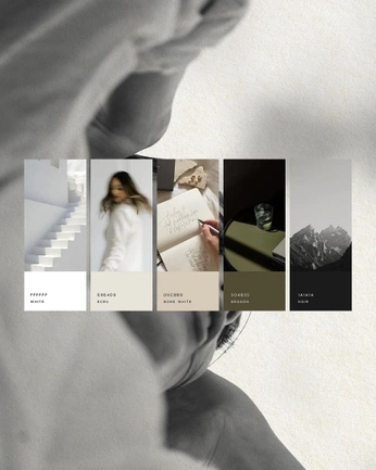 A cover of "Color Palette" cluster. The owner is ozge.keskin. The cluster consists of 5 elements.