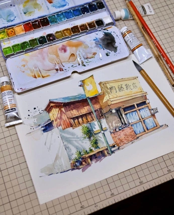 A cover of "Watercolour" cluster. The owner is voyageuse. The cluster consists of 6 elements.