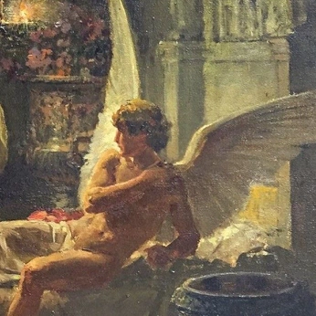 A cover of "Oil paint🖌️" cluster. The owner is soulofel. The cluster consists of 25 elements.