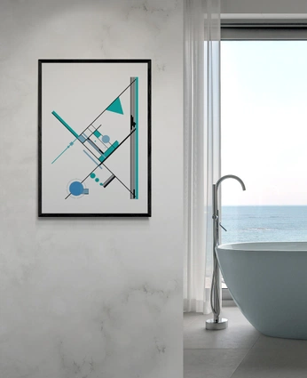 A cover of "Geometry" cluster. The owner is artprintsgallery. The cluster consists of 18 elements.