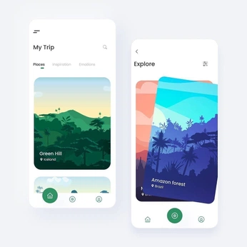 A cover of "TRAVEL" cluster. The owner is minchki. The cluster consists of 18 elements.