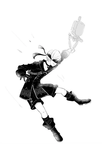 A cover of "NIER Automata" cluster. The owner is olliollinho. The cluster consists of 127 elements.