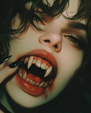 A cover of "Vampirism" cluster. The owner is z0mb13b4by. The cluster consists of 21 elements.